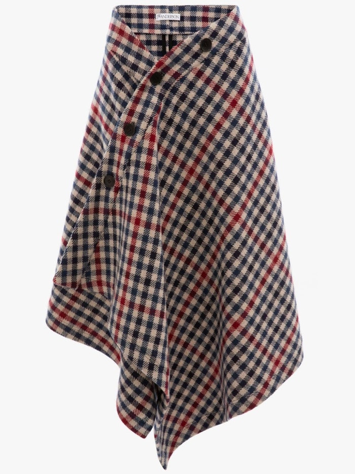 Wrap check blanket skirt, JW Anderson, sold by JW Anderson, 657,84 EUR