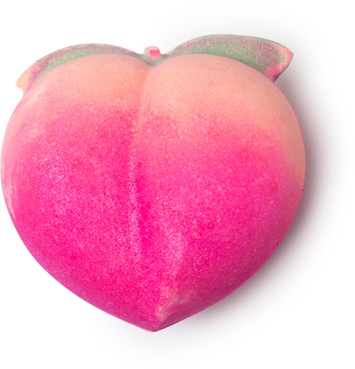 Koupelová bomba Peachy, Lush, 149 Kč