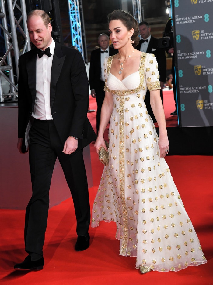 Princ William a vévodkyně z Cambridge v šatech Alexander McQueen         Autor: Shutterstock