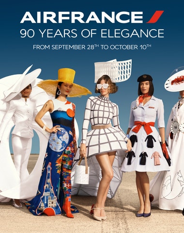 Air France slaví 90 let módní kolekcí