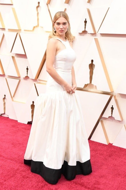 Léa Seydoux v šatech Louis Vuitton a se šperky Chopard