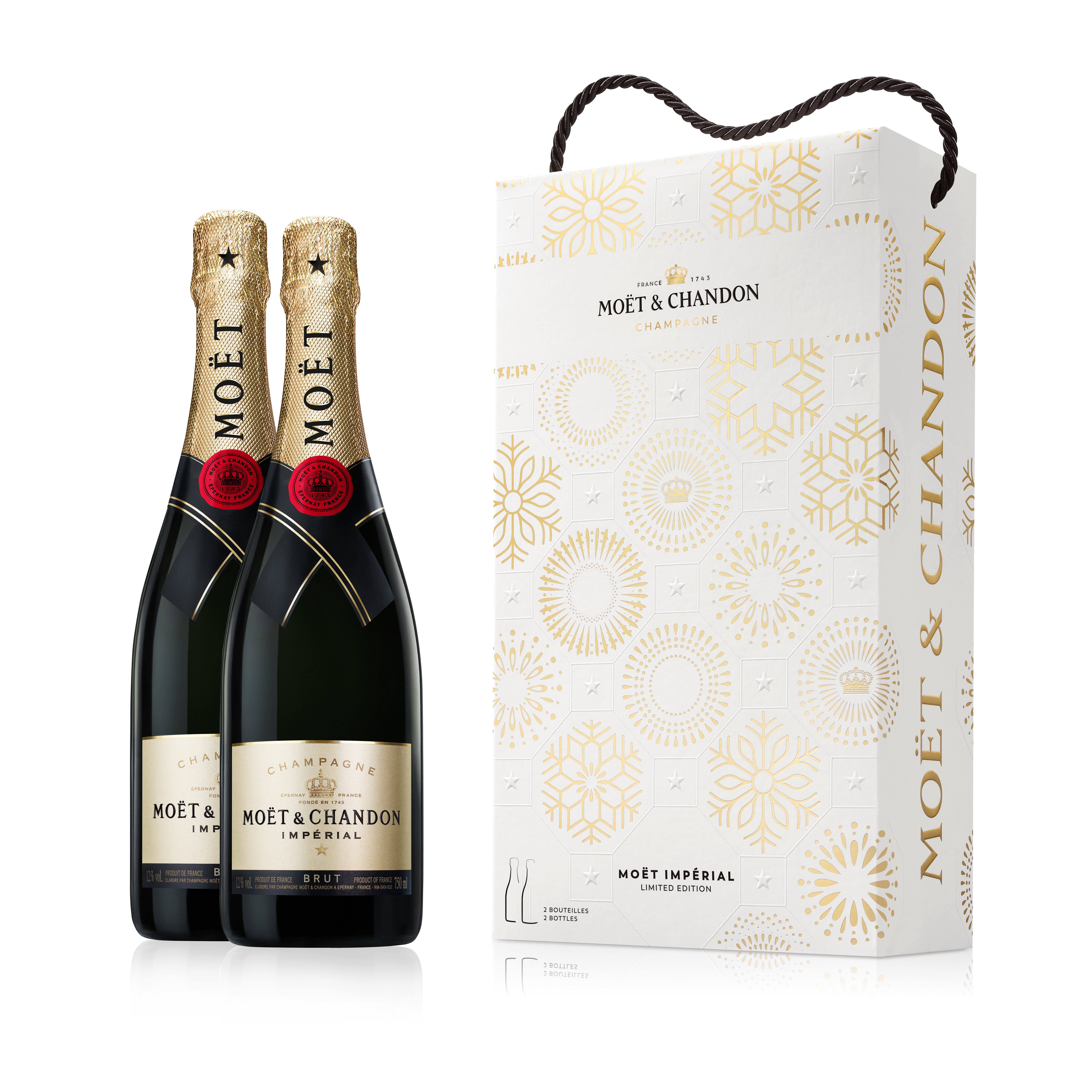 Moët & Chandon Brut Twin pack 2x75cl – 2525 Kč včetně DPH Moët & Chandon Brut Twin pack 2x75cl – 2525 Kč včetně DPH
