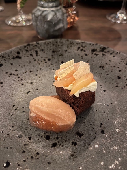 Degustační menu v restauraci Lysverket, Bergen