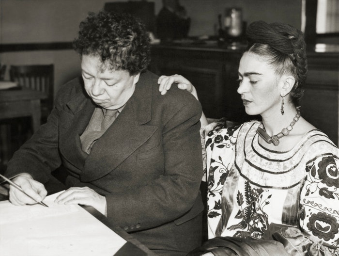 Diego Rivera a Frida Kahlo Rivera u podání žádosti o uzavření manželství, San Diego