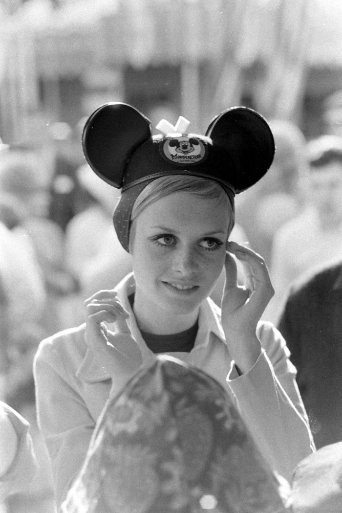 British model Twiggy, California, 1967.