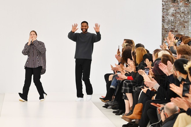 Lisi Herrebrugh & Rushemy Botter, přehlídka Nina Ricci AW19/20, Paris Fashion Week, březen 2019