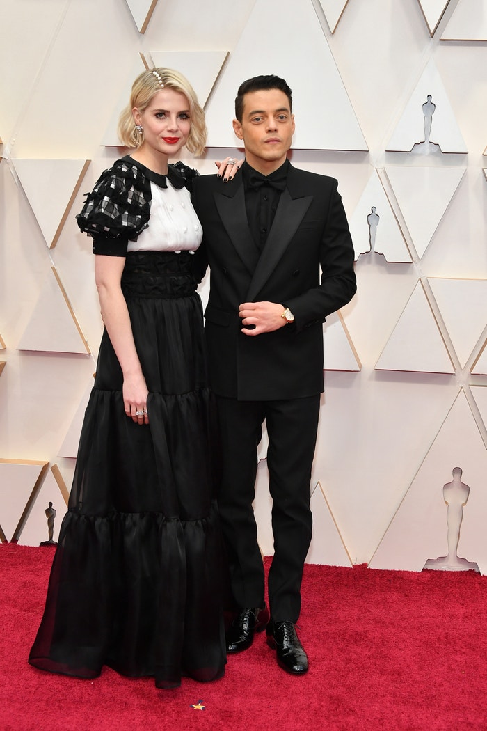 Rami Malek s přítelkyní Lucy Boynton na předávání Oscarů, únor 2020         Autor: Getty Images