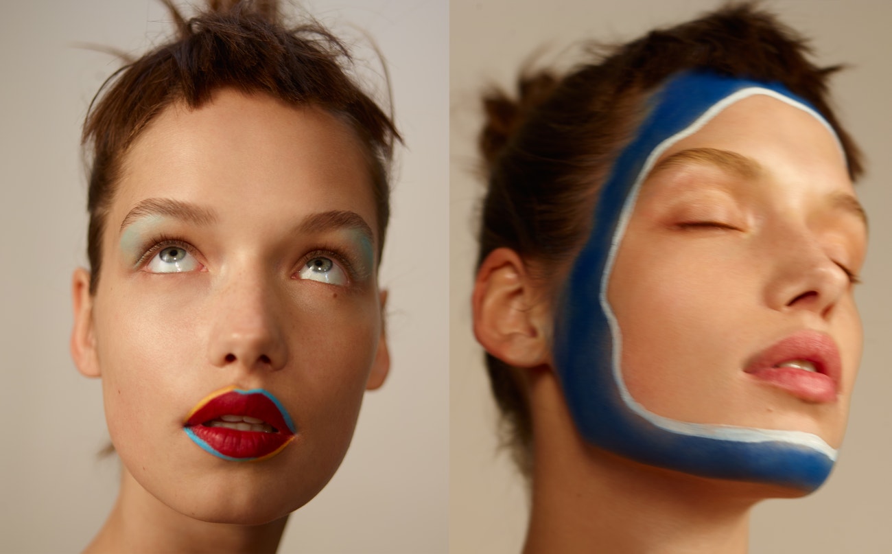 Make-up: Marc Jacobs Beauty. Hair: Oribe