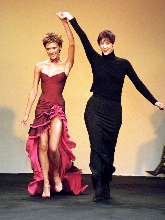 Victoria Beckham v roce 2000 na přehlídce návrhářky Mariy Grachvogel