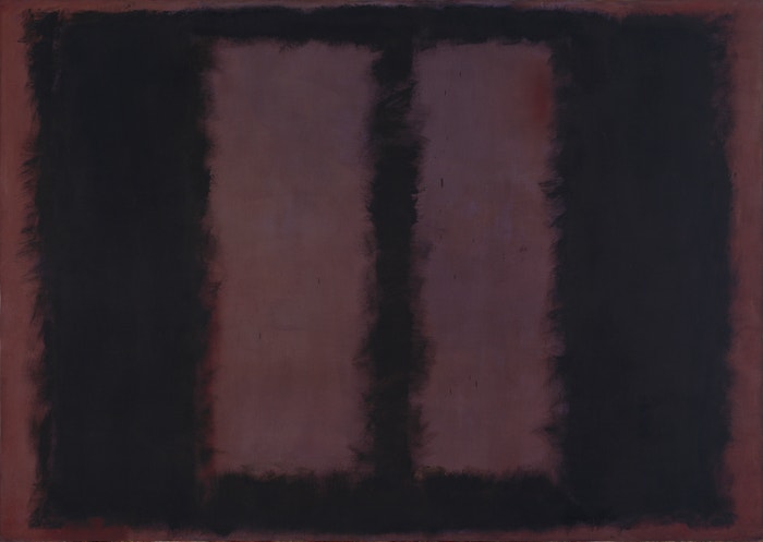 Mark Rothko, Black On Maroon, 1958