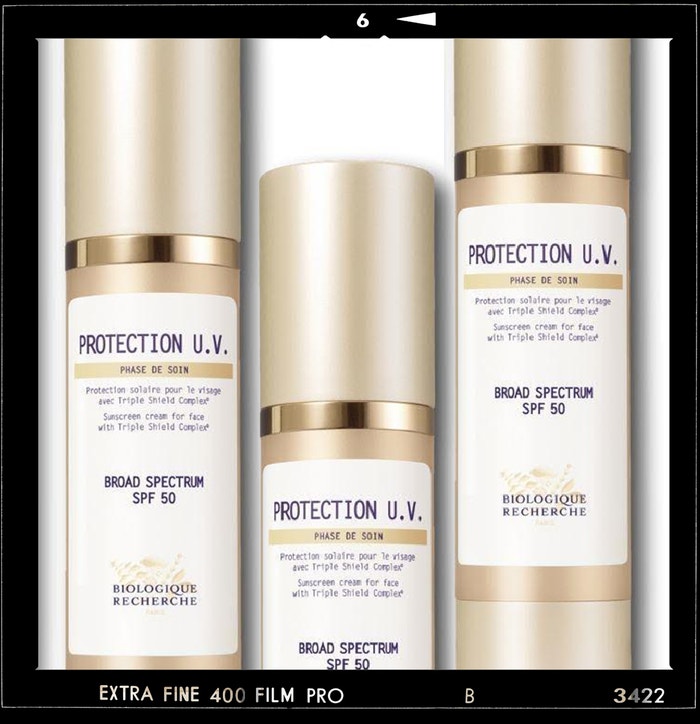 Ochranný krém Protection U. V. s SPF 50 bez chemických filtrů, BIOLOGIQUE RECHERCHE, 2990 Kč Autor: Archiv značky