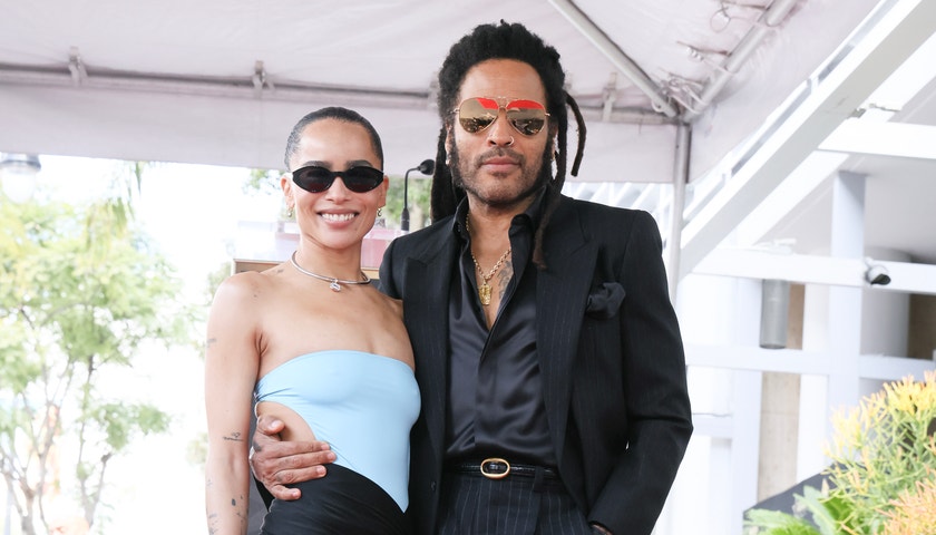 Zoë a Lenny Kravitz: Stylový tandem na hollywoodském chodníku slávy