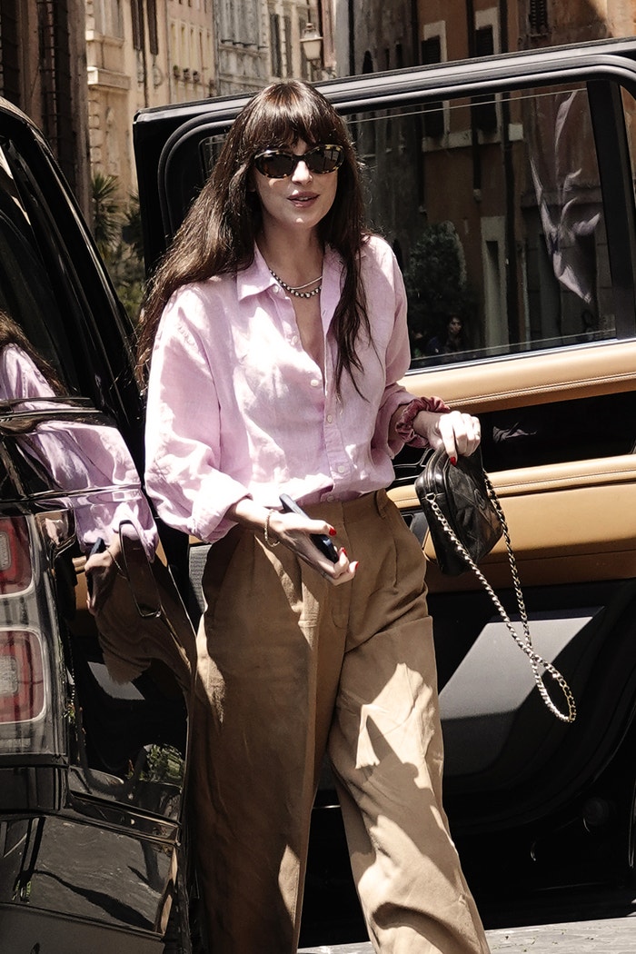 Dakota Johnson v Římě