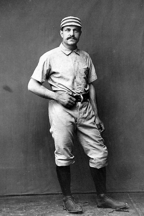 Sid Farrar v dresu Philadelphia Quakers, 1885