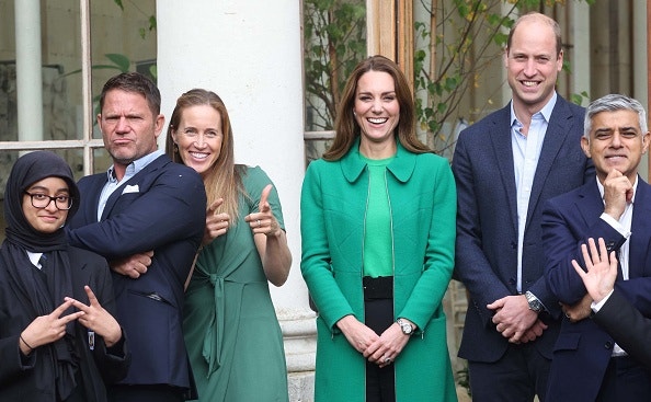Vévoda a vévodkyně z Cambridge během akce Generation Earthshot v Kew Gardens, říjen 2021