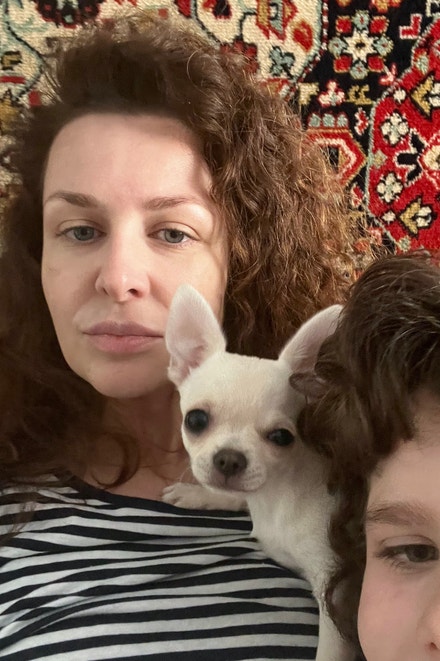 Julie Yarmoliuk uprchla se synem a psem z Kyjeva