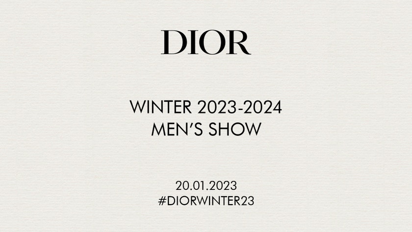 Živě z Paříže: Dior Men's Fall-Winter 2023/2024