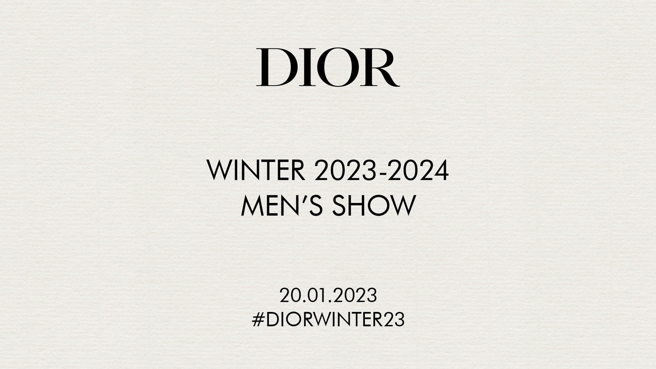 Živě z Paříže: Dior Men's Fall-Winter 2023/2024
