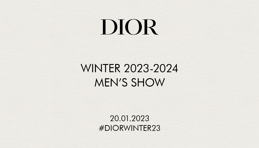Živě z Paříže: Dior Men's Fall-Winter 2023/2024