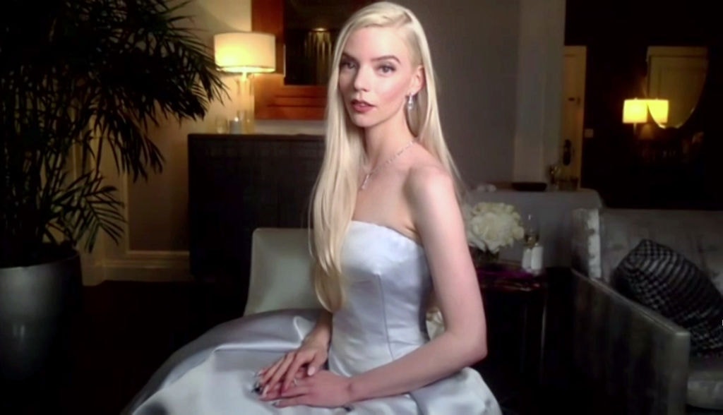 Anya Taylor-Joy se šperky Tiffany