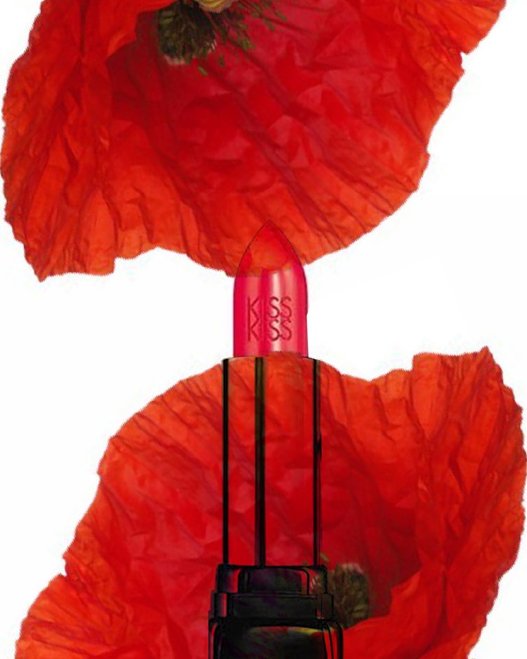Rtěnka Kiss Kiss v odstínu 329 Poppy Red, GUERLAIN, prodává Fann, 1160 Kč