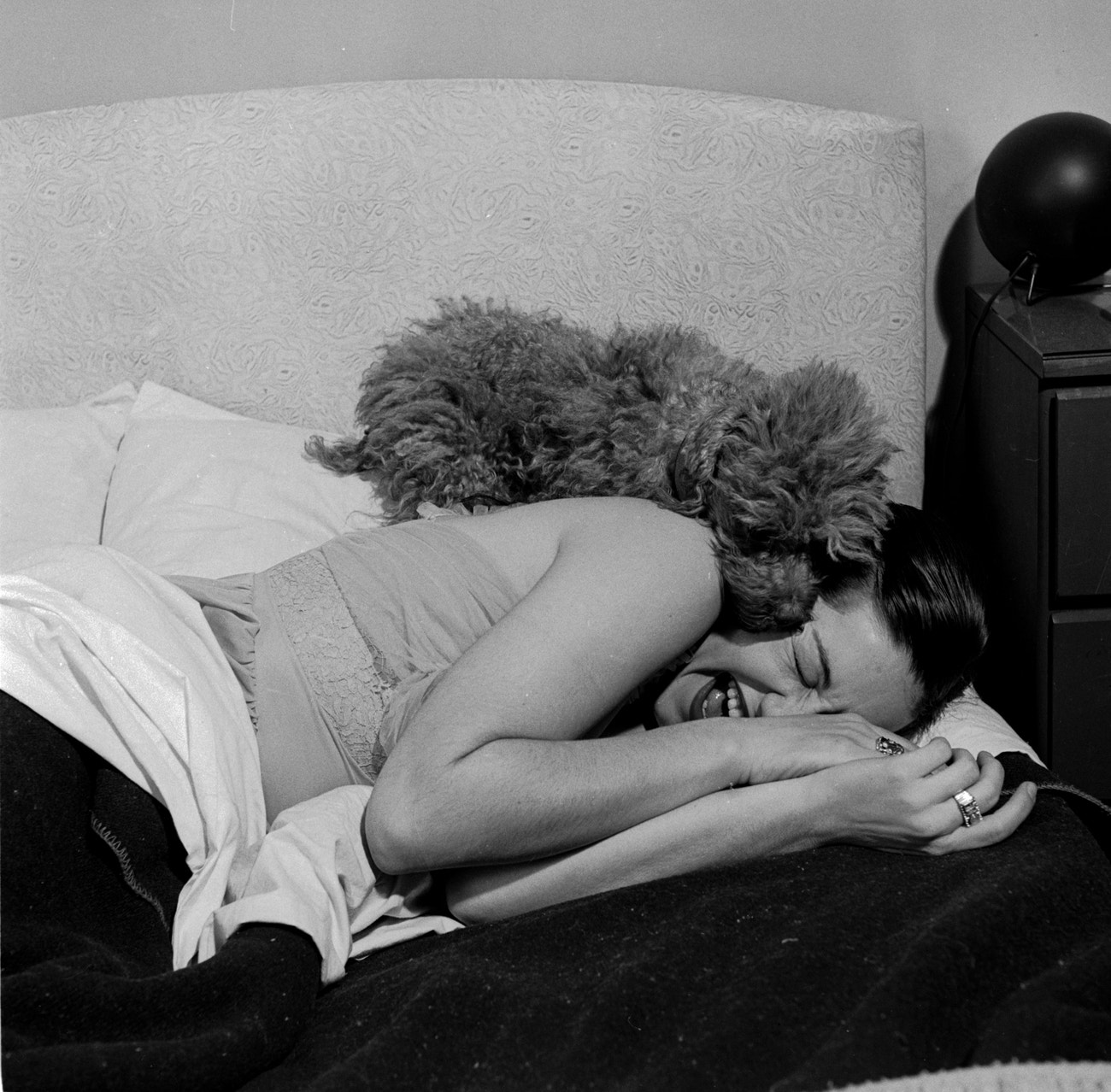 Pat Turner se svým pejskem