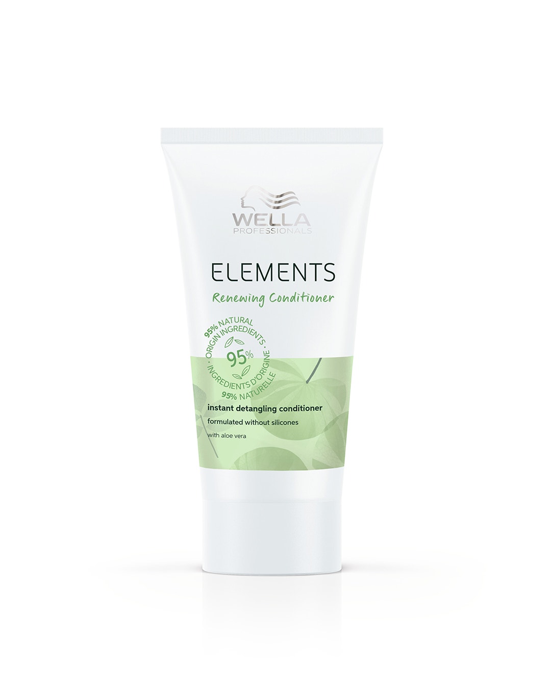 Obnovující kondicionér Wella Professionals z řady Elements bez parabenů posiluje vlasové vlákno zevnitř, napomáhá regenerovat a chránit přirozenou vitalitu vlasů, Wella.