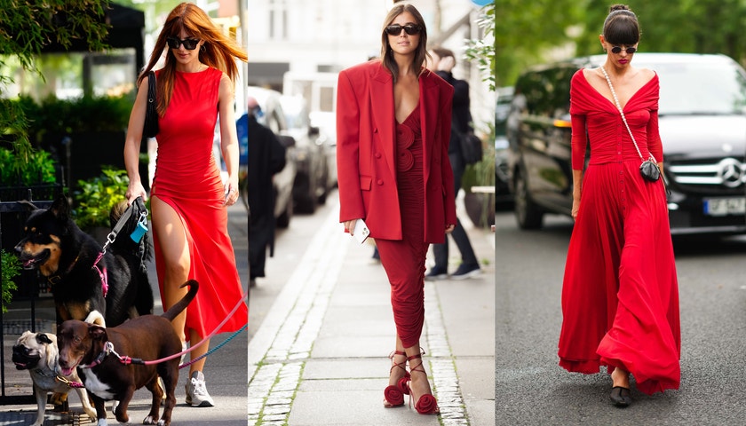 Červené šaty na každý den