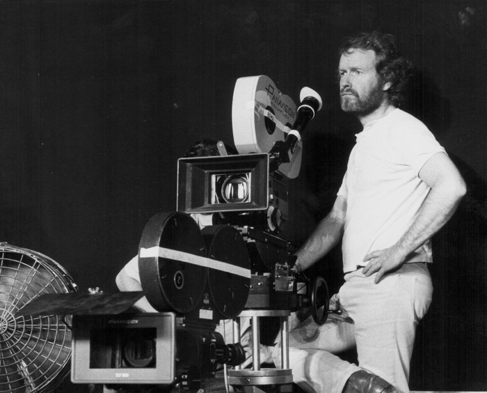 Ridley Scott při natáčení filmu 'Alien' z roku 1979