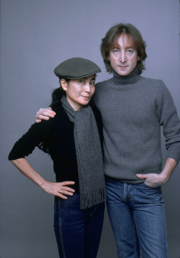 John Lennon a Yoko Ono na posledním společném profesionálním focení, 1980