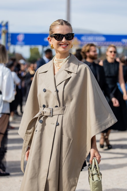 Xenia Adonts na přehlídce Dior jaro - léto 2024 v Paříži, 26. září 2023