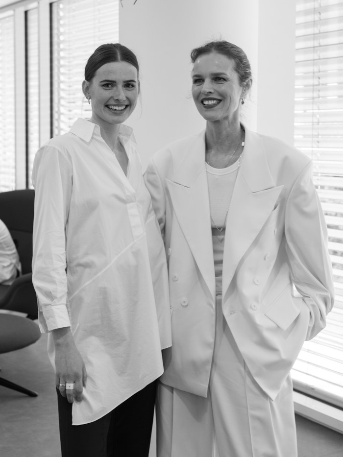 Hana Vopravilová a Eva Herzigová