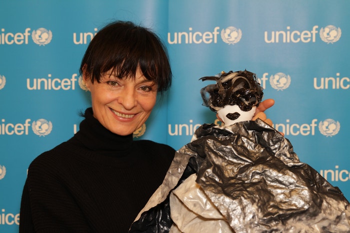 Panenka Vendulka navržená Liběnou Rochovou pro UNICEF
