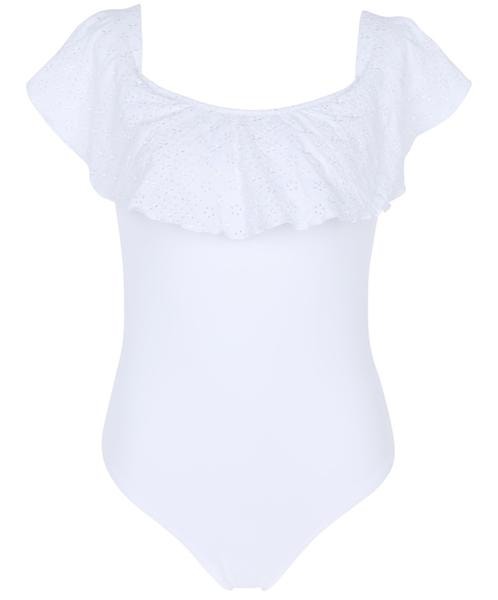 Bílé plavky s volánem, Calzedonia, prodává Calzedonia.com, 2199 Kč