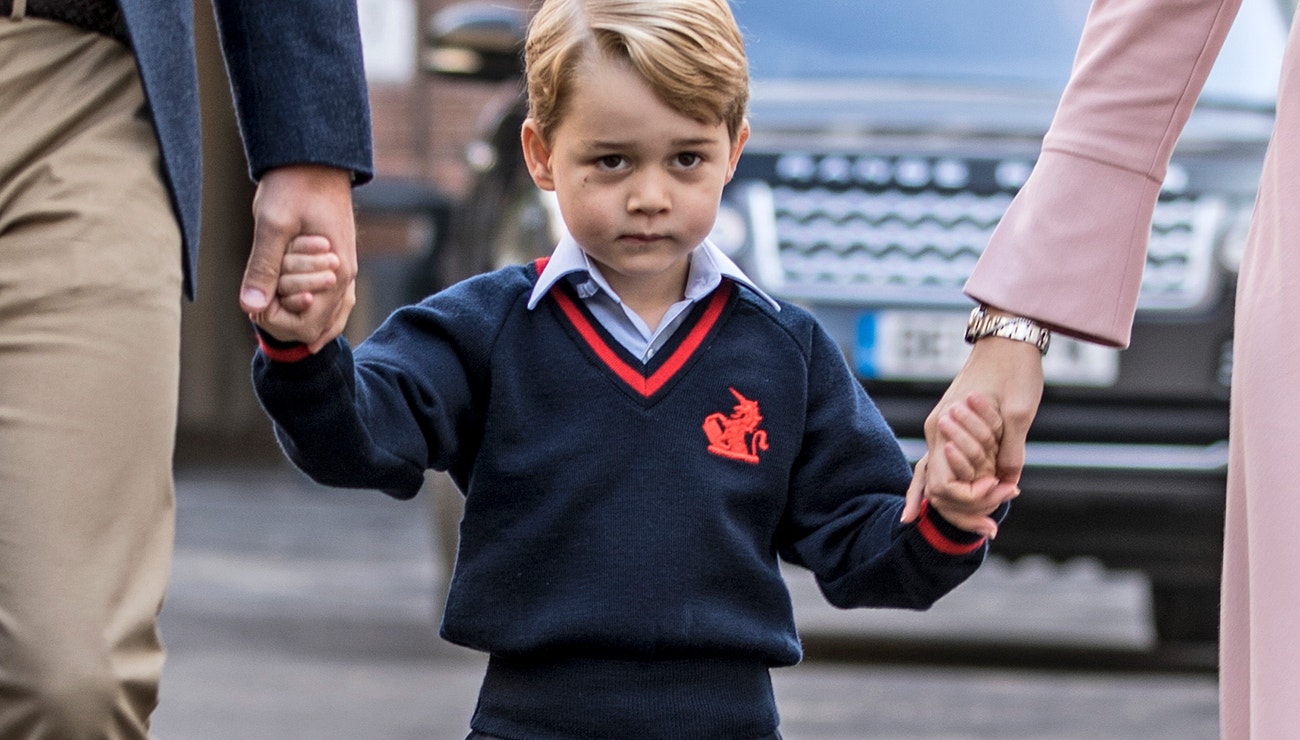 První školní den královských dětí 