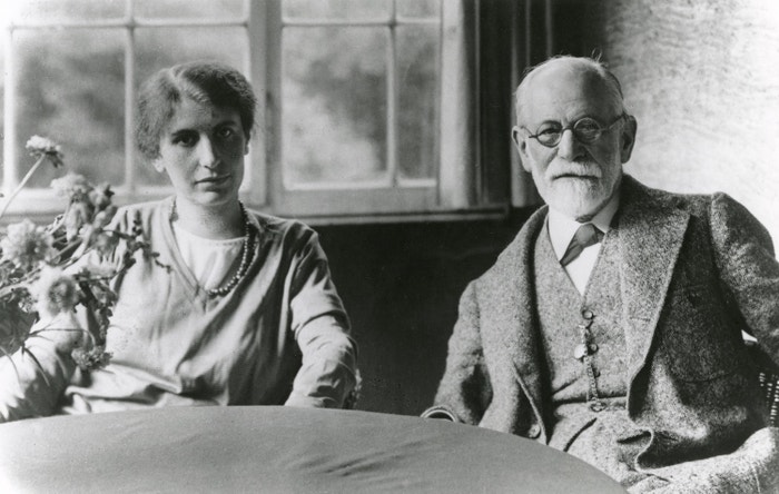 Anna Freud a Sigmund Freud