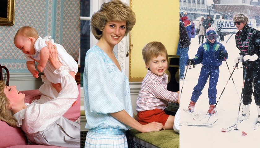 Budoucí král William a princezna Diana na vzácných fotografiích