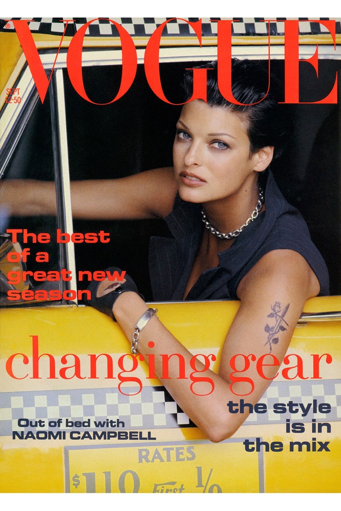 Cover britské Vogue, září 1992 Autor: Peter Lindbergh