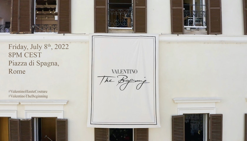 Valentino: The Beginning. Sledujte haute couture show live z Říma