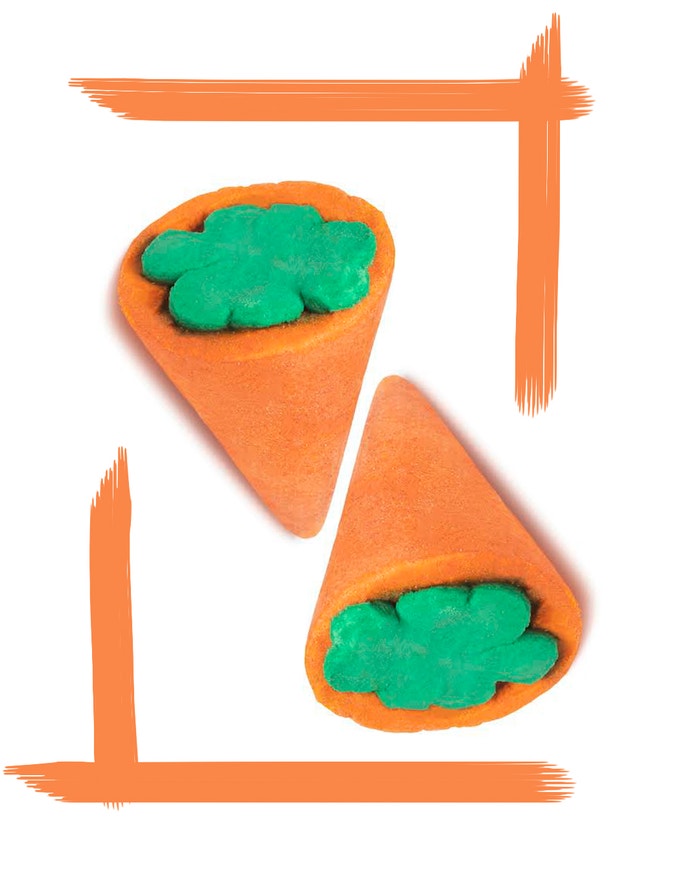 Koupelová bomba Lucky Carrot, LUSH, prodává Lush.cz, 175 Kč