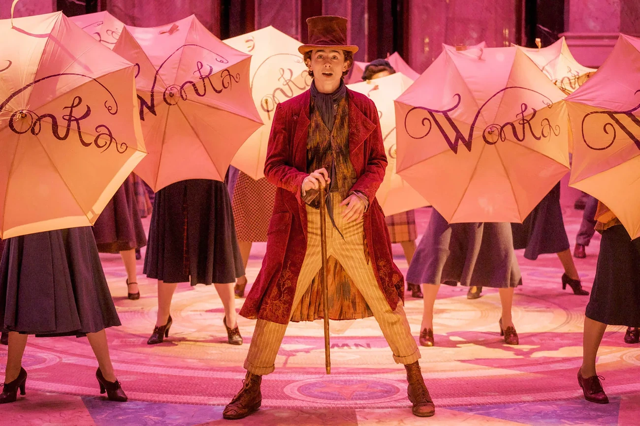 Timothée Chalamet ve filmu Wonka