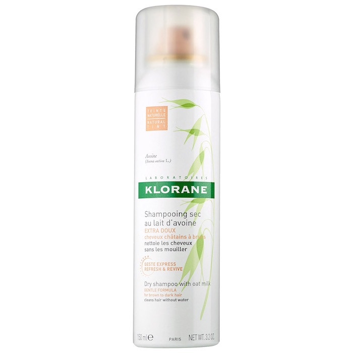 Suchý šampon s ovesným mlékem pro tmavé vlasy, Klorane, 269 Kč