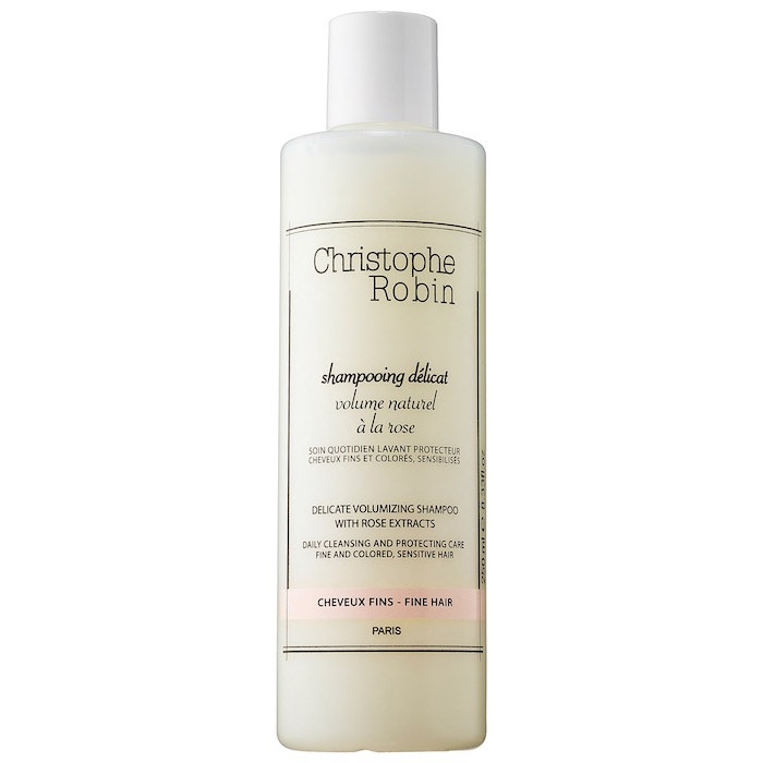 Šampon pro jemné vlasy s výtažky z růží, Christophe Robin, 28 €