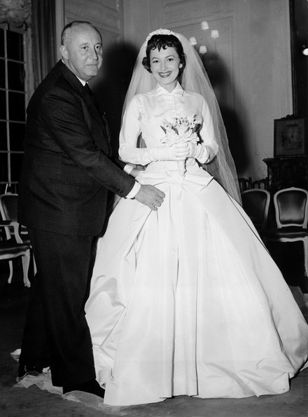 Christian Dior a svatební šaty v roce 1956