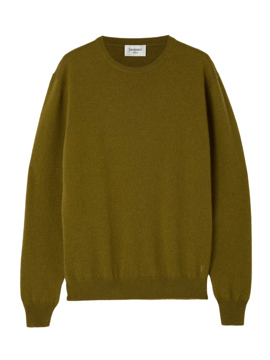 Kašmírový svetr, SAINT LAURENT, 1 400 €