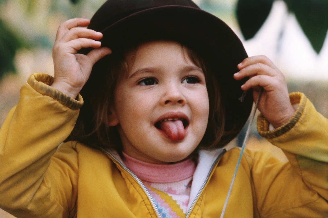 Čtyřletá Drew Barrymore, 1979