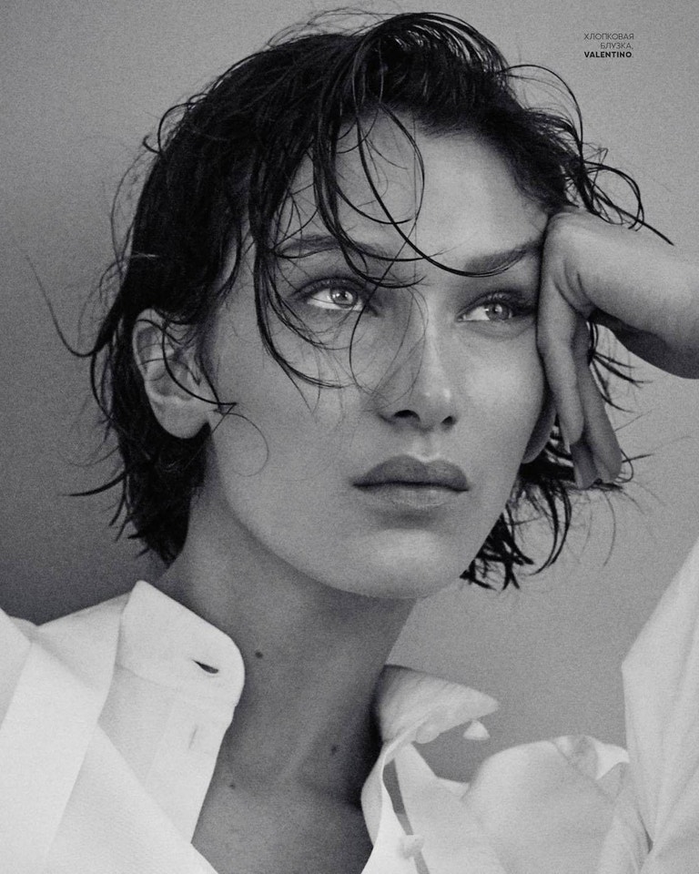 Bella Hadid pro Vogue Russia