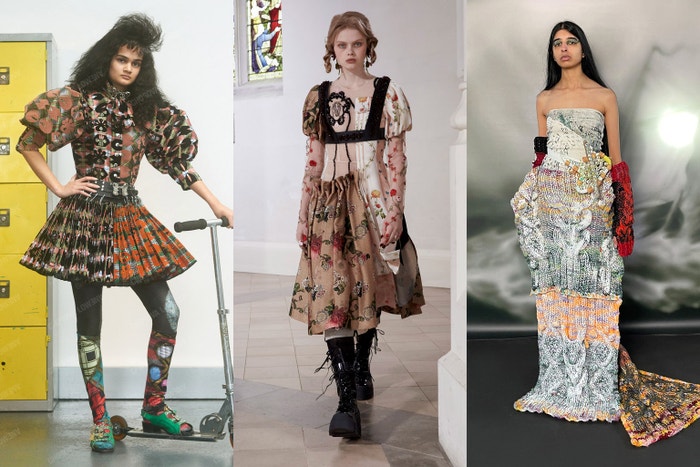 Chopova Lowena autumn/winter 2021, Simone Rocha autumn/winter 2021, Matty Bovan autumn/winter 2021.