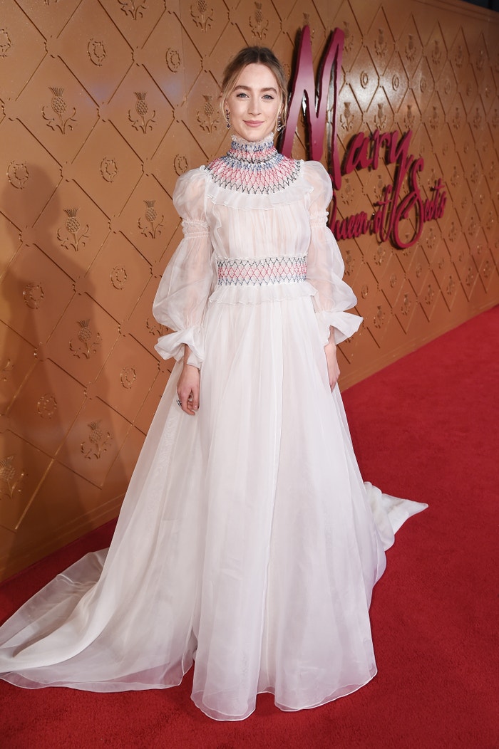 In Carolina Herrera at the European premiere of Mary Queen of Scots in London on December 10, 2018. Autor: Getty Images