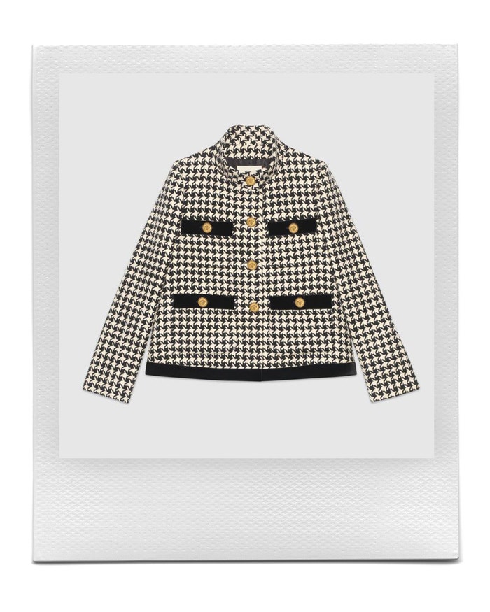 Houndstooth jacket, Gucci, sold by Gucci, 2,600 EUR